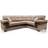 15 Samson Corner Brown Sofa 262cm 4 Seater