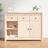 vidaXL 100x35x74 Solid Pine Sideboard 100x75cm