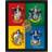 Pyramid International Harry Potter Colourful Crests Plakat