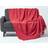 Homescapes Nirvana Slub Blankets Orange, Brown