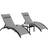 Outdoor Living Pair of Bali Sun Loungers with Garden