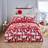 Fusion Arctic Animals Duvet Cover Red, Grey