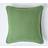 Homescapes Cotton Rajput Ribbed Cushion Cover Green (60x60cm)