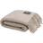 Artwood Livigno Pläd Beige 130x180 cm Tæppe Naturfarvet, Beige (180x120cm)