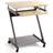 HAKU Möbel Pc-Desk Anthracite Oak Mdf Metal 60 x 49 cm Small Table