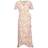 Vero Moda Emma Henna Long Wrap Dress Birch AOP:Asta flowe