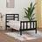 vidaXL black, 100 Pine Bed Frame
