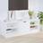 vidaXL 102 x 35.5 x 36.5 cm Konstrueret Træ Hvid TV-bord
