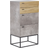 Beliani Sideboard concrete effect Kommode