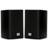 AA351B 2 Way High Performance Indoor Outdoor 500W Speakers with Powerful Bass 1 Pair, Black