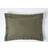 Homescapes Linen Oxford Standard Pillow Case Green