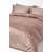 Homescapes Cotton Set 400 Thread count, Double Duvet Cover Brown