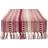 DII Farmhouse Braided Stripe Table Runner 15x72 Tablecloth Black, Multicolour (182.88x)
