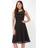Roman Lace Fit and Flare Dress