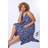 Roman Curve Ditsy Floral Hanky Hem Dress