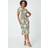 Roman Petite Floral Print Midi Dress