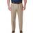 Haggar Premium Comfort Classic Fit Pleat Front Pant Reg - Khaki