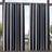 Exclusive Home Canopy Stripe Indoor Outdoor Grommet Top Curtain Panel Set of 2