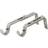 Rod Desyne 3/4 Adjustable 4 5-1/2 Satin Nickel Single Bracket Pair 2 Count Pack of 1