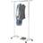 Whitmor White Chrome Adjustable Clothes Rack