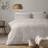 Appletree Boutique Linen Dot Garden Duvet Cover Beige, White
