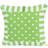 Homescapes Stripe Stars Cushion Cover Green (60x60cm)