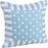 Homescapes Stripe Stars Cushion Cover Blue (60x60cm)