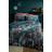 Catherine Lansfield Tropical Floral Birds Duvet Cover Blue, Green
