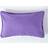 Homescapes Cotton Plain Cushion Cover Purple (50x)