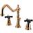 Kingston Brass KS1992PKX 8 in Widespread Bathroom Faucet Polished Br Polished Brass