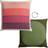 Røros Tweed Røros Tweed Åsmund Bold Komplet pyntepude Pink, Grøn (50x50cm)