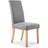 Shankar Of Randall Stud Detail Linen Kitchen Chair