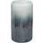 Ivyline Verre Tall Frosted Ribbed Glass Atlantic Blue H30cm Vase