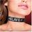 Cinderella Collar Vegan Leather Slave