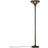 MiniSun Home Light Antique Handcrafted Brass/Red Floor Lamp 169cm