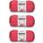 Bernat Bernat Softee Baby Yarn Solids-Soft Red Multipack Of 3