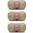 Red Heart Soft Yarn Wheat 234m 3 Pack