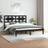 vidaXL Bed Frame without Mattress 200 x 200 cm Black