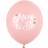 PartyDeco Latex Balloons Mom to Be Pink 50-pack