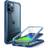 i-Blason Transparent Hülle für iPhone 12 Pro Max 6.7" Bumper Case 360 Grad Handyhülle Robust Schutzhülle Cover [Ares] mit Displayschutz 2020, Blau