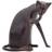Achla Designs CAT-05 Coy Cat Statue Aluminum Dark Bronze