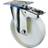 BS Rollen Lenkrolle D.80mm Trgf.100 kg m.Feststeller Ku.Platte L95xB80mm