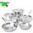 All-Clad D3 Stainless 10 Piece Cookware Set with lid 10 Parts