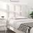 vidaXL Bed White 95.5 x 4 x 100 cm Headboard