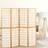 vidaXL 4-panels 160x170 Rumdeler