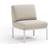 Nardi Komodo Midterste Del White Sofa