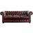 Chesterfield London Antique Oxblood Sofa 200cm 3 Seater