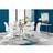 Furniturebox Kylo Dining Set 90x160cm 7pcs