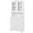 Inter Link Glass Front Buffet White Vitrineskab 34.7x78cm