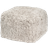Classic Collection Cloudy Pouf Natur Hvid Siddepuf